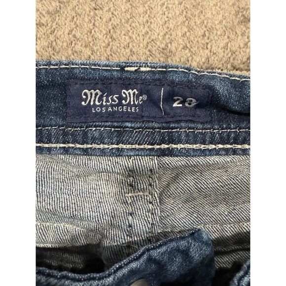 Miss Me Women's Curvy Boot Jeans Embellished Pockets Size 28 - Picture 3 of 5